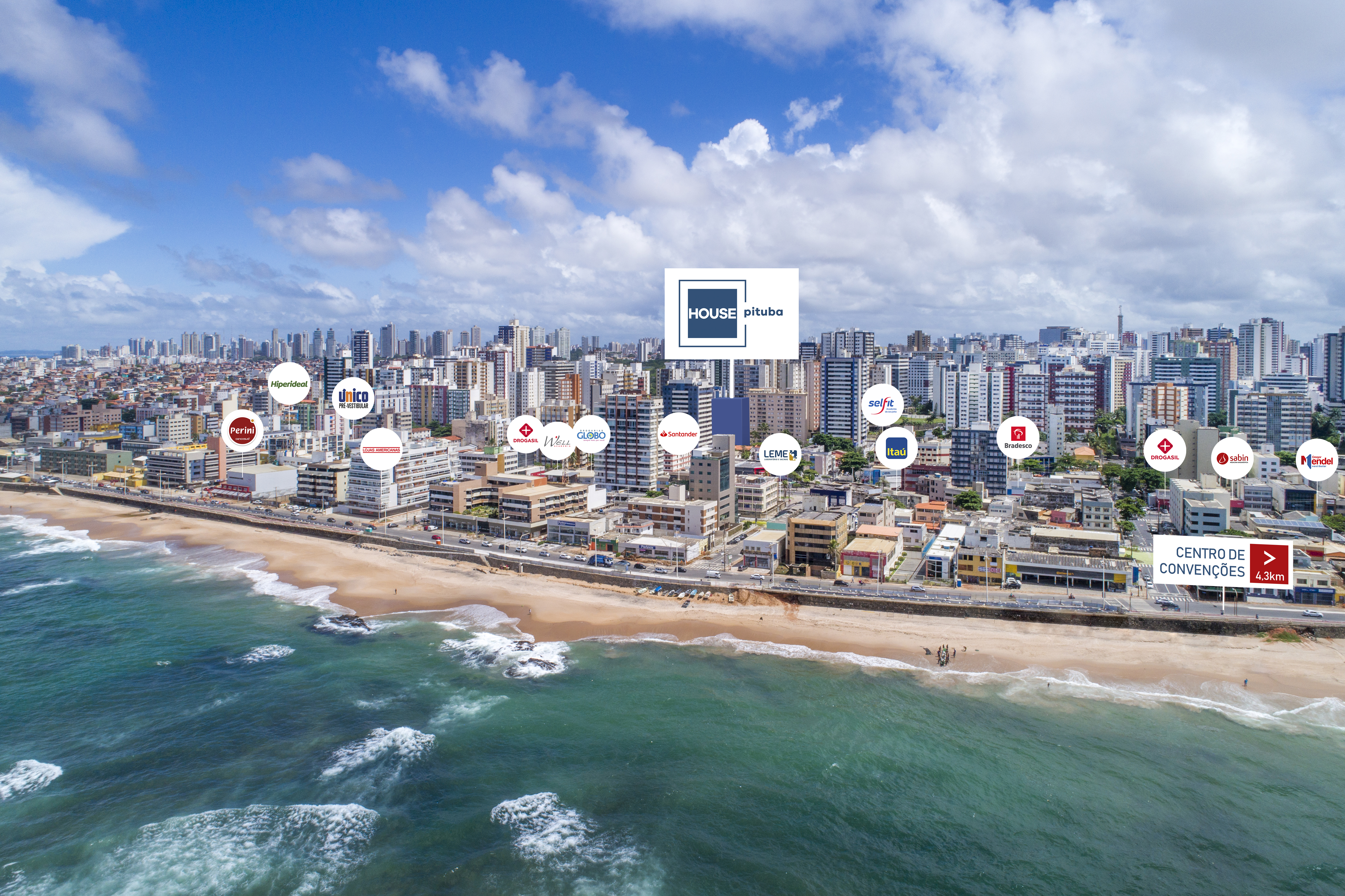 Localização House Pituba